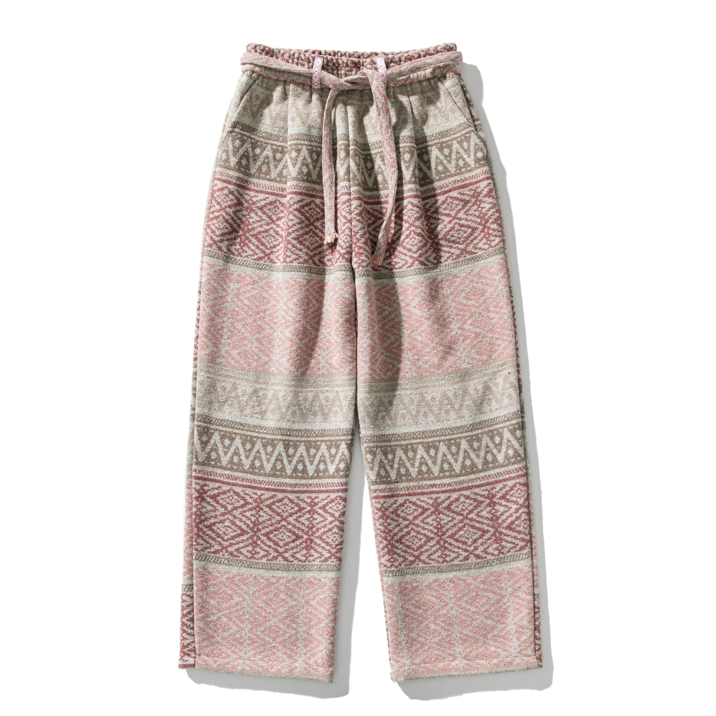 GURUNVANI Heren Corduroy Broek Losse Trekkoord Joggingbroek Vintage Cargo Pant, Grijs, L