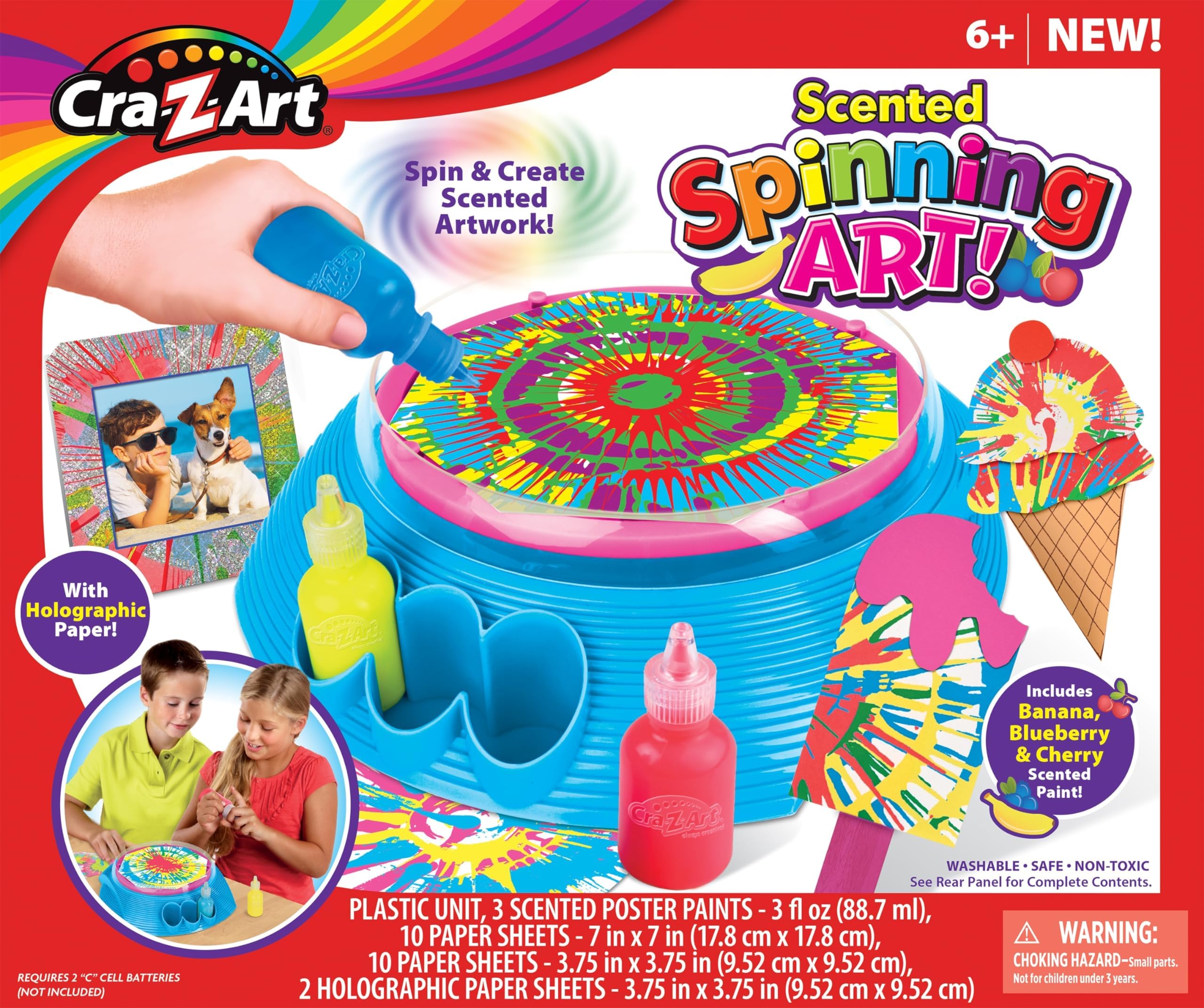 Scented Spin Art