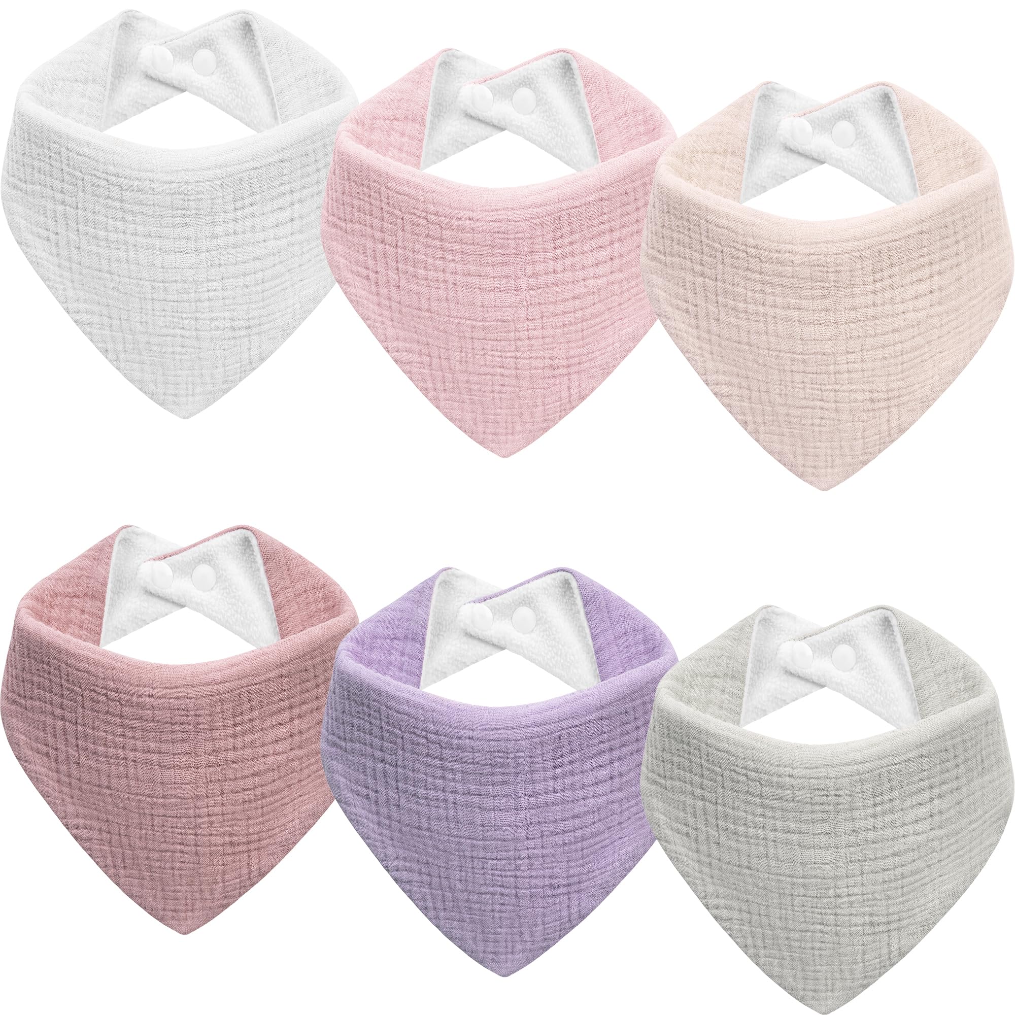 Kewlife gift Lätzchen Baby Musselin Dreieckstuch Baby Halstuch Verstellbare für Junge und Mädchen
