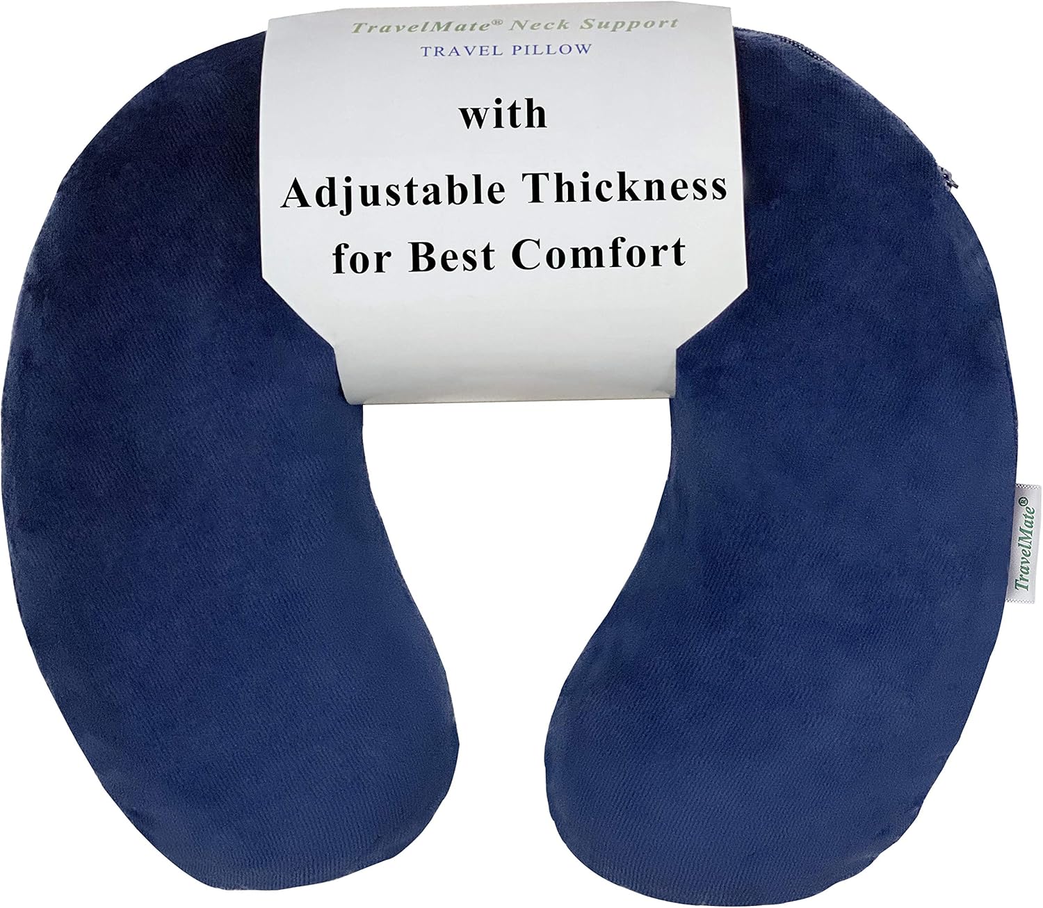 Travelmate Memory Foam Neck Pillow, Dark Blue