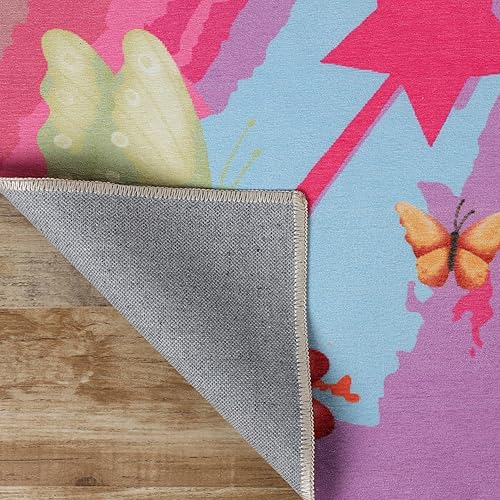 Miniatura 9 de Superior Alfombra de interior para niños, decoración de piso de mariposa para guardería, dormitorio de niños, decoración de sala de juegos,