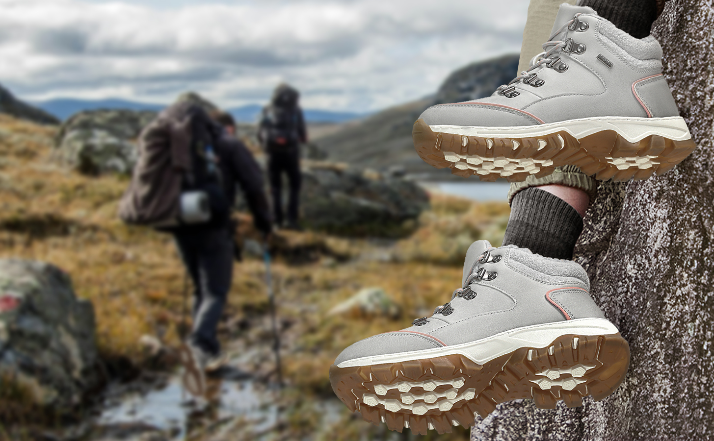 Stivali Invernali Uomo Donna - Impermeabili Con Pelliccia Interna E Suola Antiscivolo