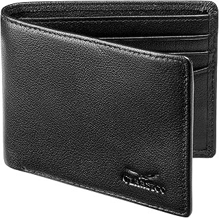 Claasico Men's Leather Bifold Wallet with RFID Blocking & ID Window | Premium Top Grain Leather • 9 Total Card Slots • 2 Bill Compartments • Signature Gift Box