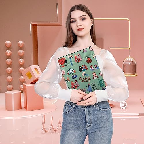 Miniatura 5 de WSNANG Anne Green - Funda de libro inspirada en Anne Shirley, funda para libros, protector de libros, regalo literario para lectores, arte de libros