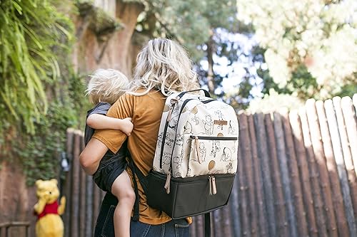 Vista 34 de Petunia Pickle Bottom District Diaper Bag Backpack for On-The-Go Parents Amor Mickey