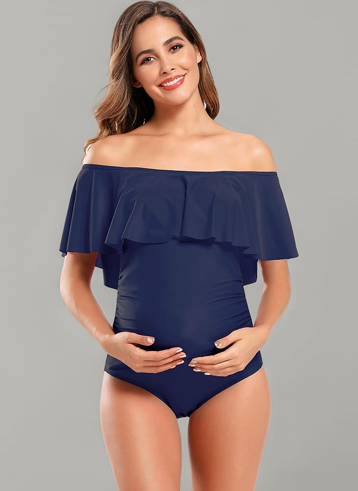 Costume Da Bagno Premaman SHEKINI - Due Pezzi, Elegante, Regolabile - Foto 8