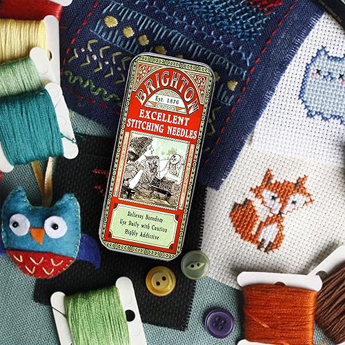 Miniatura 2 de Estuche magnético para agujas de coser excelentes agujas de costura Faux Vintage