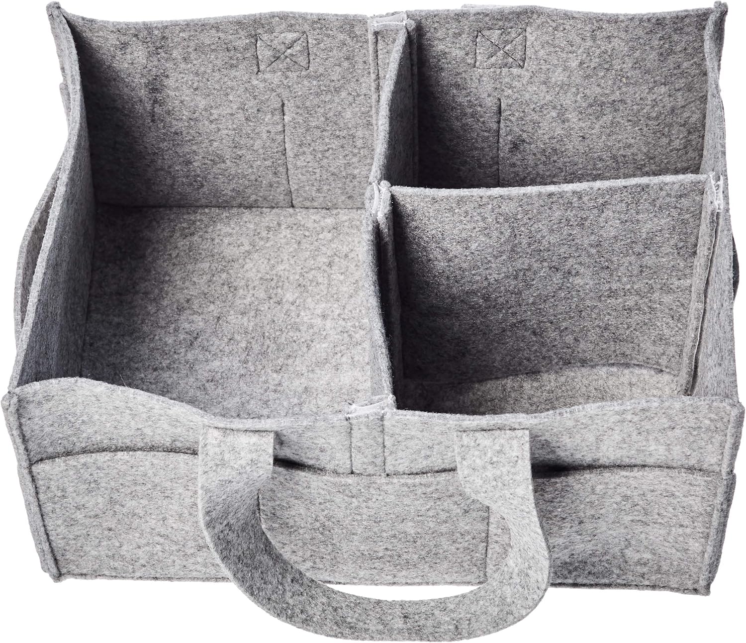 Amazon Basics Felt Baby Diaper Caddy Storage Organizer Tote