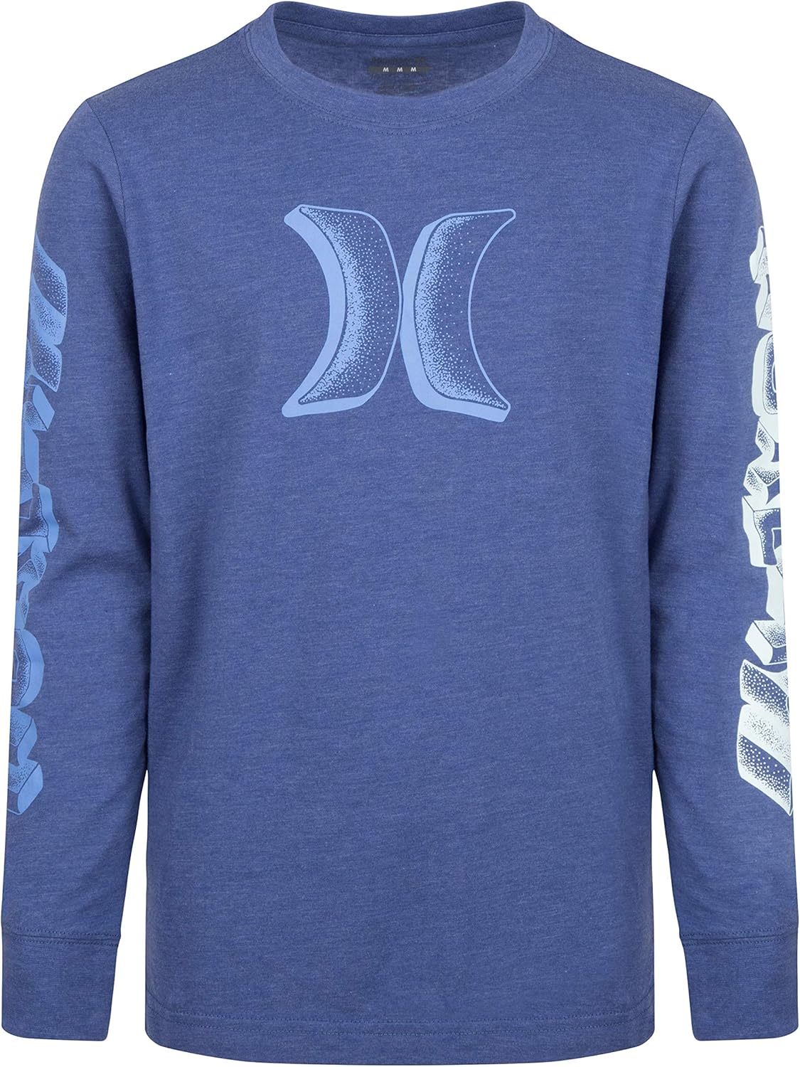 Hurley Boys' Long Sleeve Graphic T-Shirt 4 Delft Heather