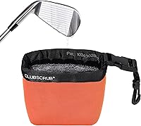 Vista 20 de Club Scrub Bolsa de limpieza para palos de golf y pelotas de golf, forro impermeable con tecnología de cara limpia, clip desmontable, lavable a
