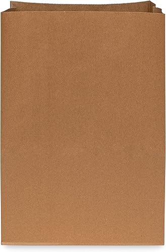 Miniatura 9 de Prime Line Packaging Bolsas de papel kraft desechables, bolsas de almuerzo extra grandes para llevar golosinas, comestibles, panadería, aperitivos y