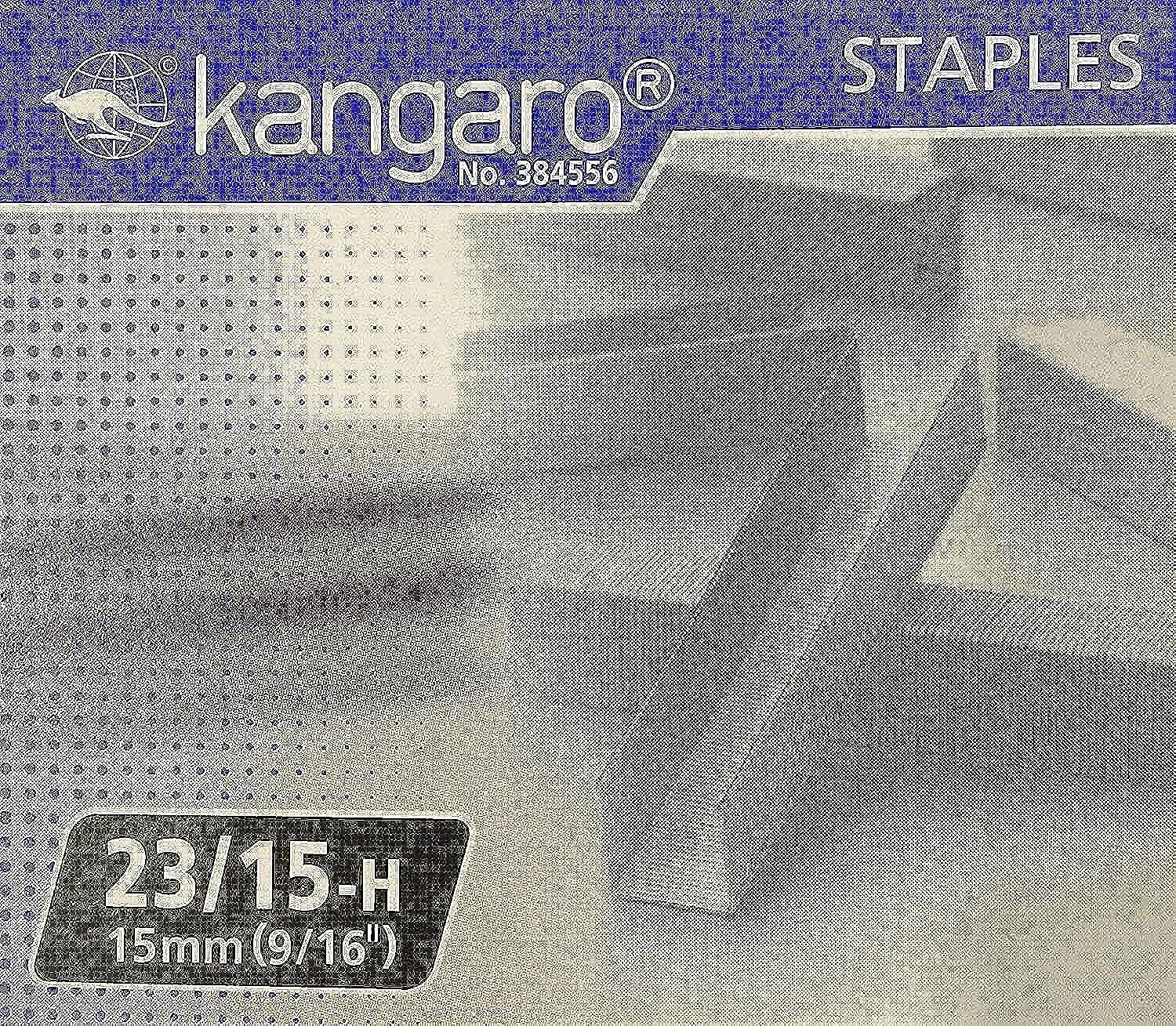 Kangaro 23/15-H Heavy Duty Staples 15mm Pack of 1000