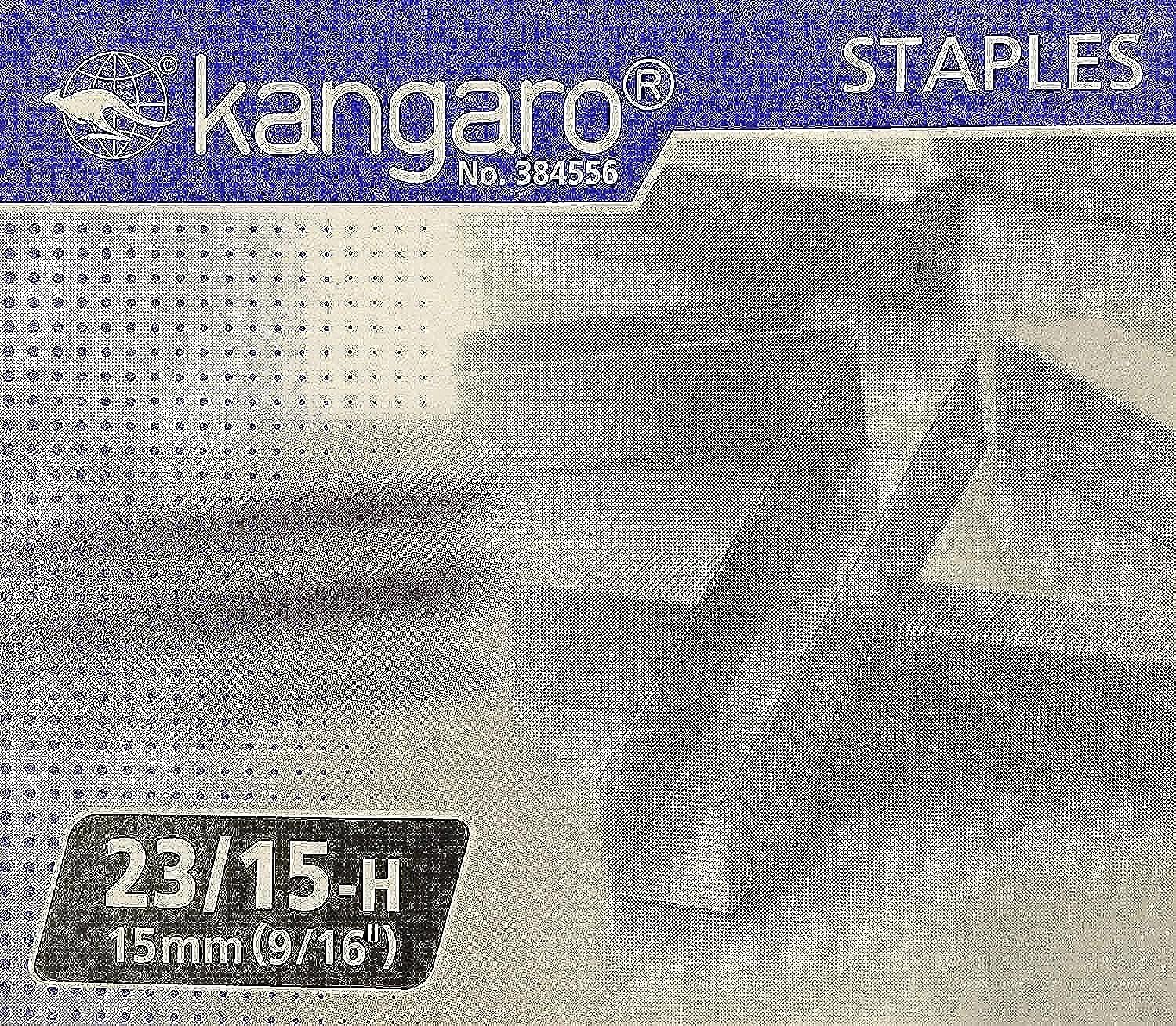Kangaro Punti metallici resistenti 23/15-H, 15 mm, confezione da 1000