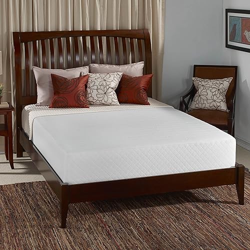 Serta 10-pulgadas Gel Espuma Colchón de 3 capas, Espuma, Blanco