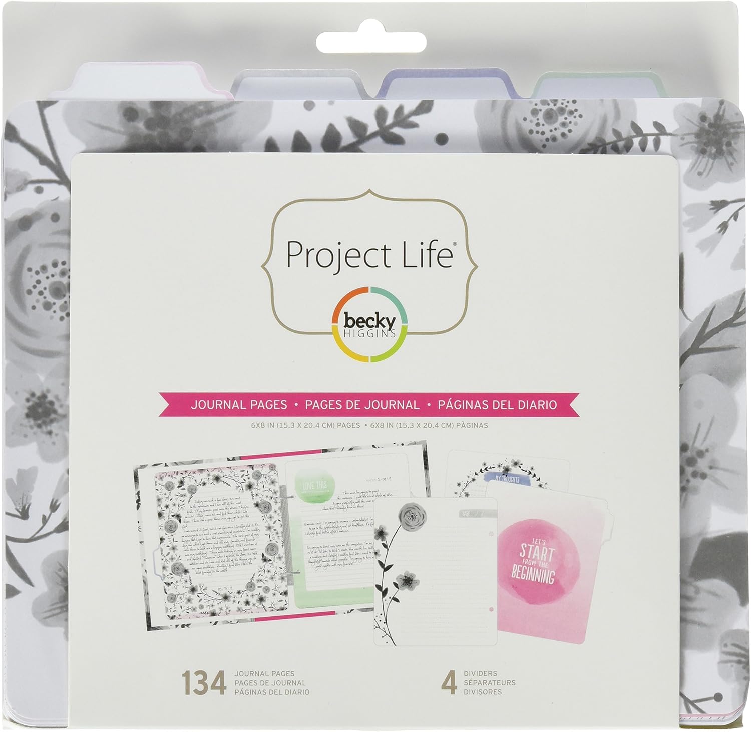 Project Life Watercolor Journal Pages, 6 x 8-Inch