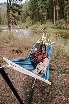 Amazon.com: Stansport Cotton Blend Bahamas Hammock - Blue (30800 Amazon.com: Stansport Cotton Blend Bahamas Hammock - Blue (30800