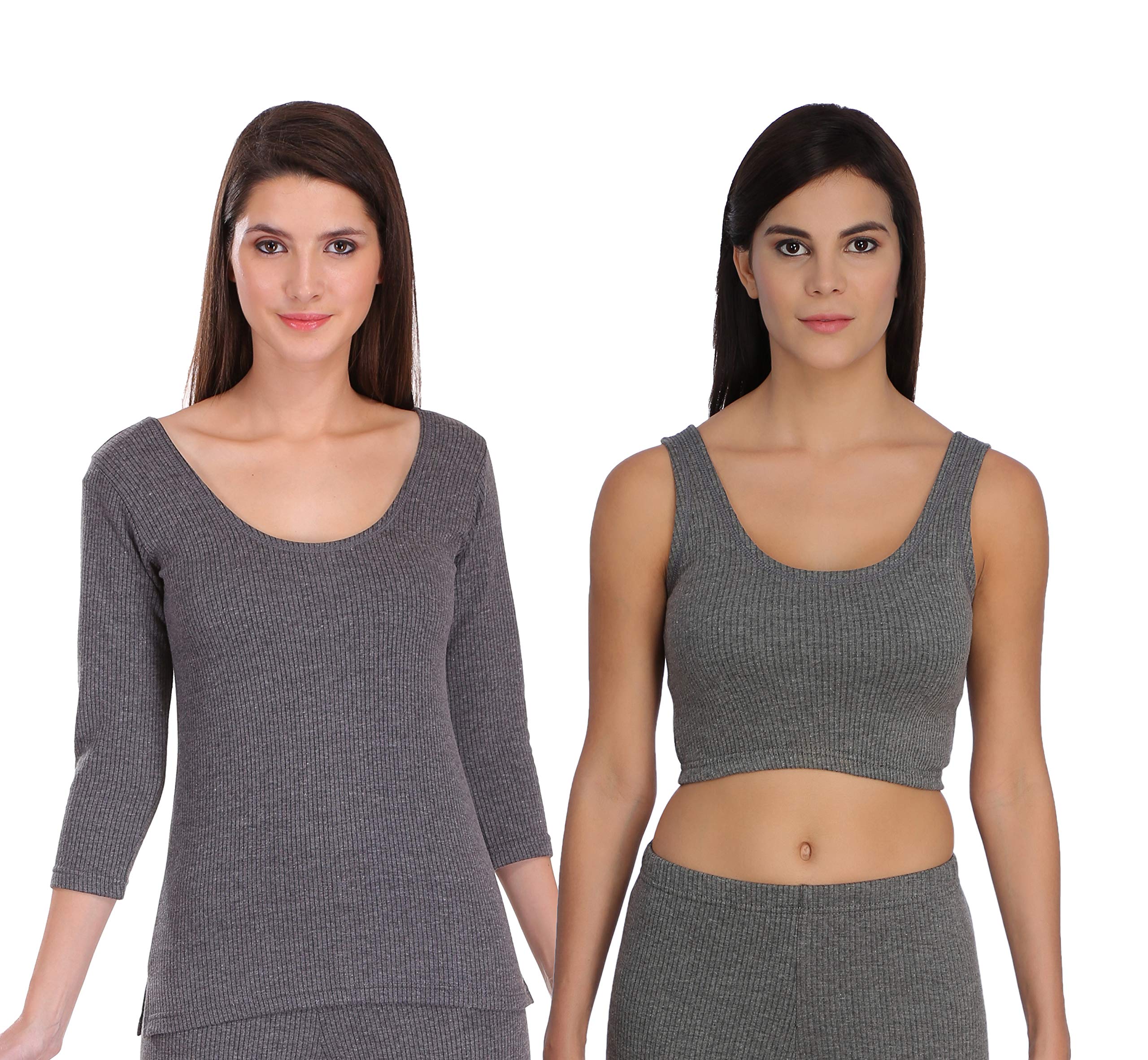 selfcare Women Cotton Blend Thermal Top(Pack of 2 Top)-picture-24