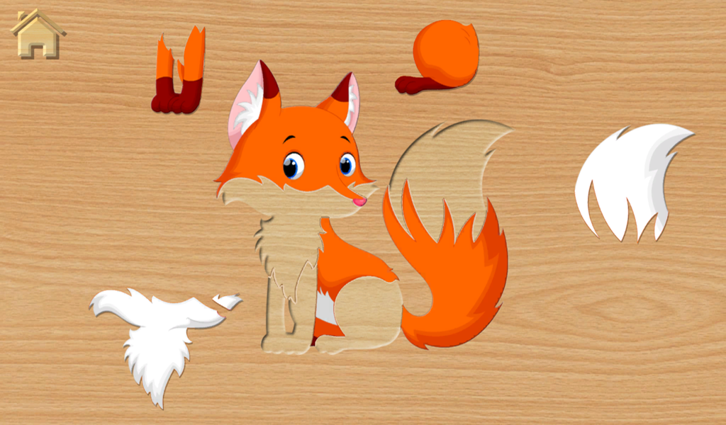 Fuzzeles Funny Animal Puzzles for Kids, full game - App on the Amazon Appstore