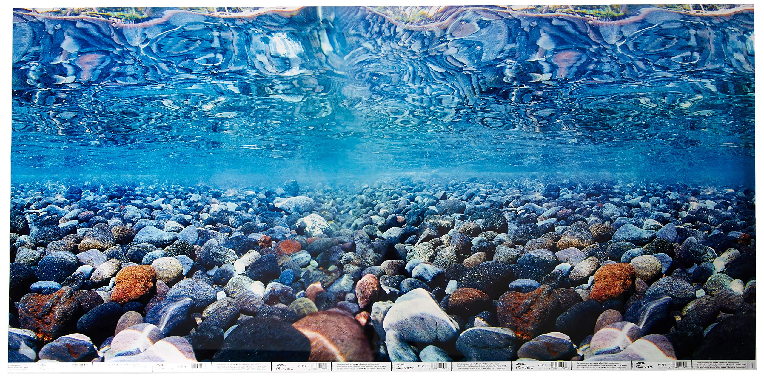 Marina Precut Background, River/Green, 24 x 48