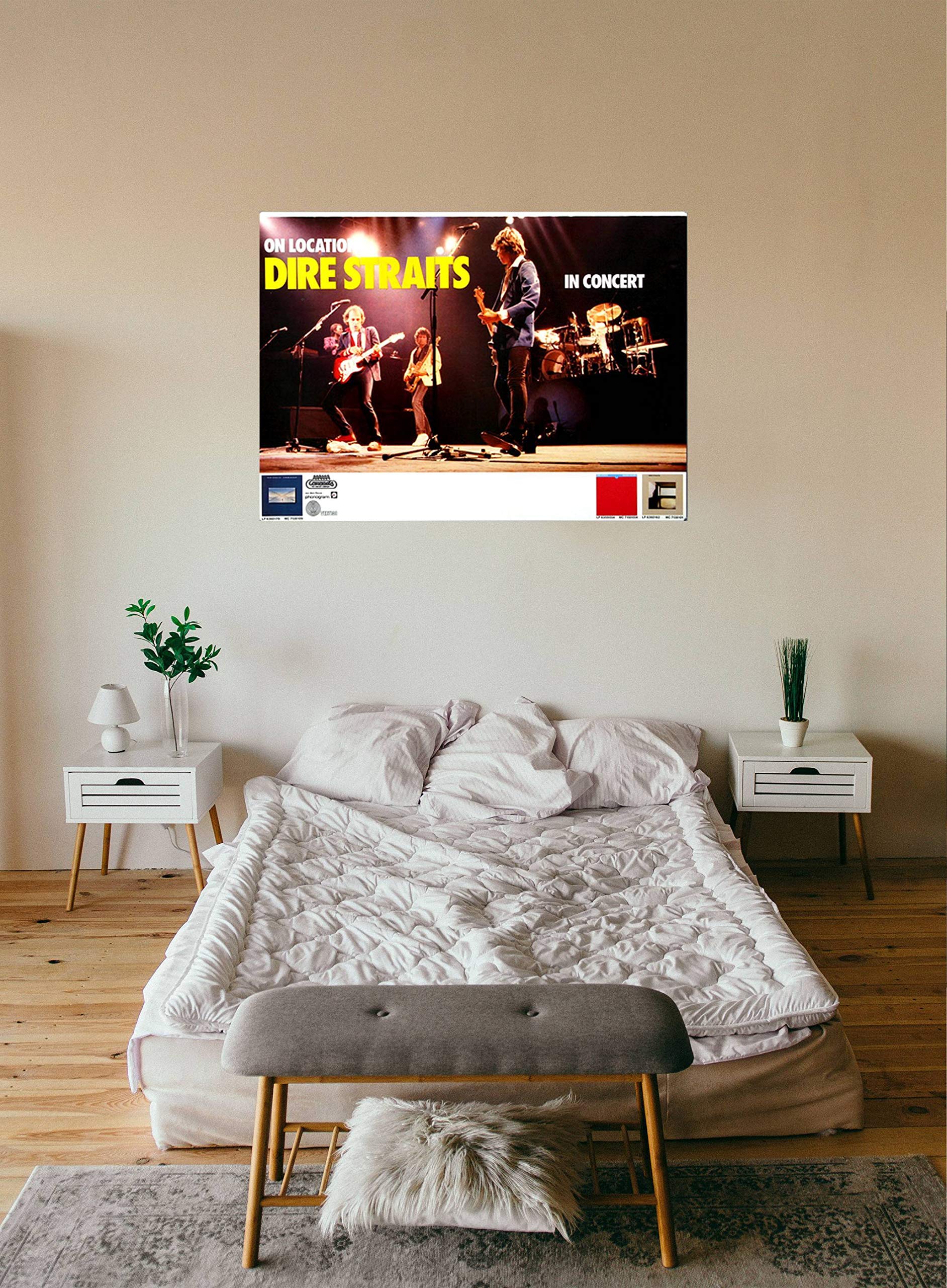 Dire Straits - On Location, 1981 » Konzertplakat/Premium Poster | Live Konzert Veranstaltung | DIN A1 «