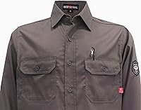Vista 70 de BOCOMAL FR Shirts 6.25oz Camisas de soldadura ligeras Camiseta ignífuga para hombre ignífuga