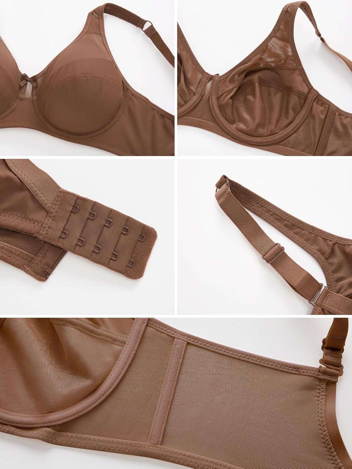 Underwire Minimizer Bras for Women Cross Back Full Coverage Plus Size Non Padded Bra,Lifting Bra for Heavy Breast