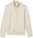 Men's Long-Sleeve Soft Touch Quarter-Zip Sweater