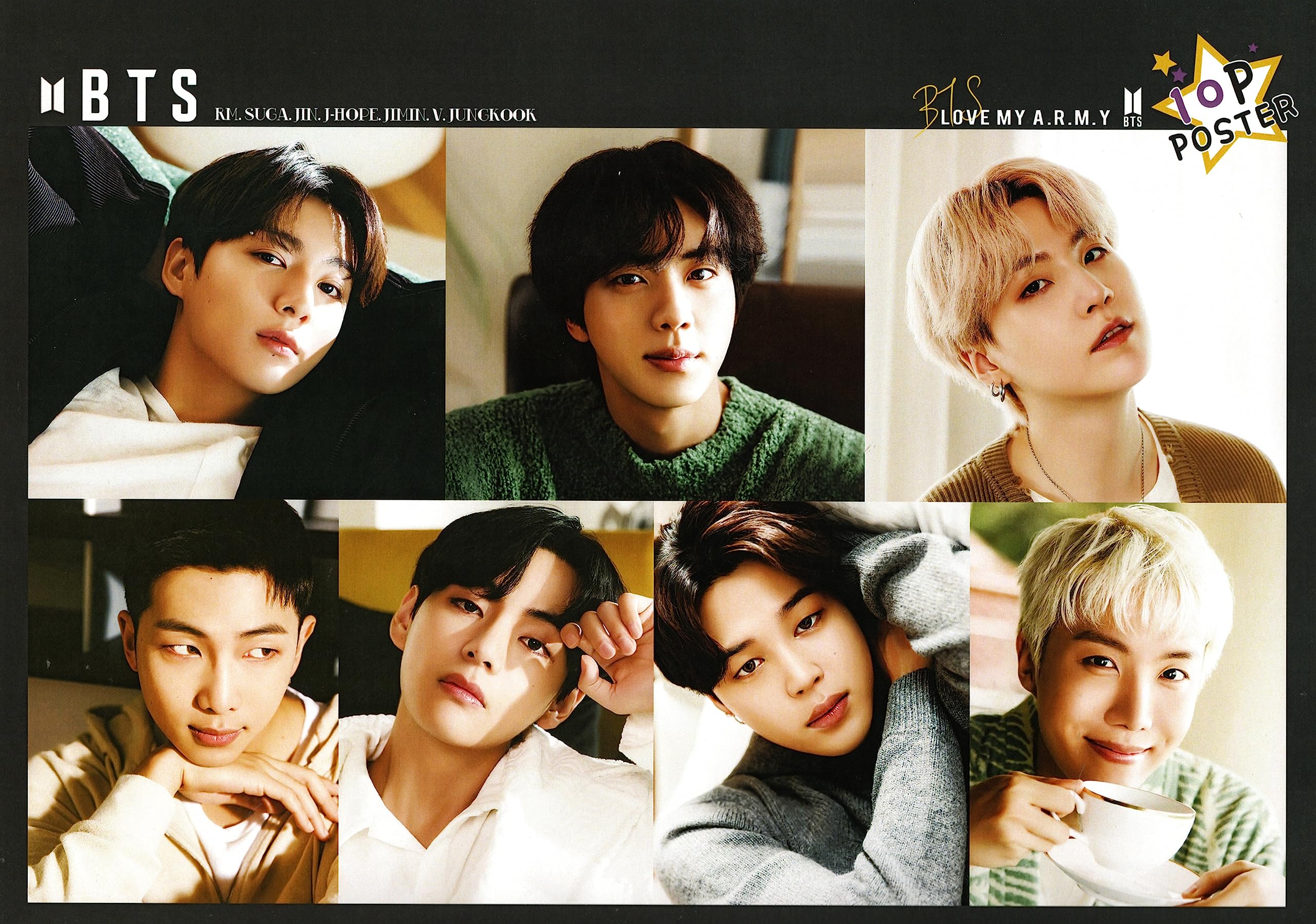 Amazon.co.jp: BTS 防弾少年団 バンタン グッズ ポスター 10枚セット 