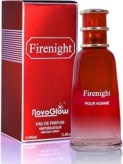 Firenight Pour Homme- Eau De Toilette Spray Perfume, Fragrance For Men- Daywear, Casual Daily Cologne Set with Deluxe Suede Pouch- 3.4 Oz Bottle- Ideal EDT Beauty Gift for Birthday, Anniversary