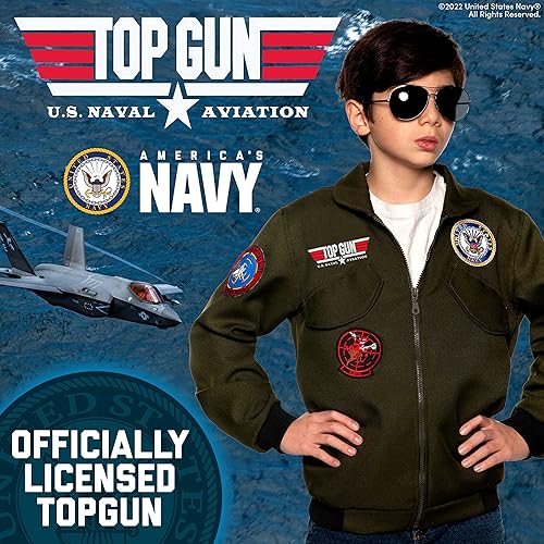 Vista 16 de UNDERWRAPS TOPGUN - Disfraz de piloto de combate - Oficial US NAVY® TOPGUN