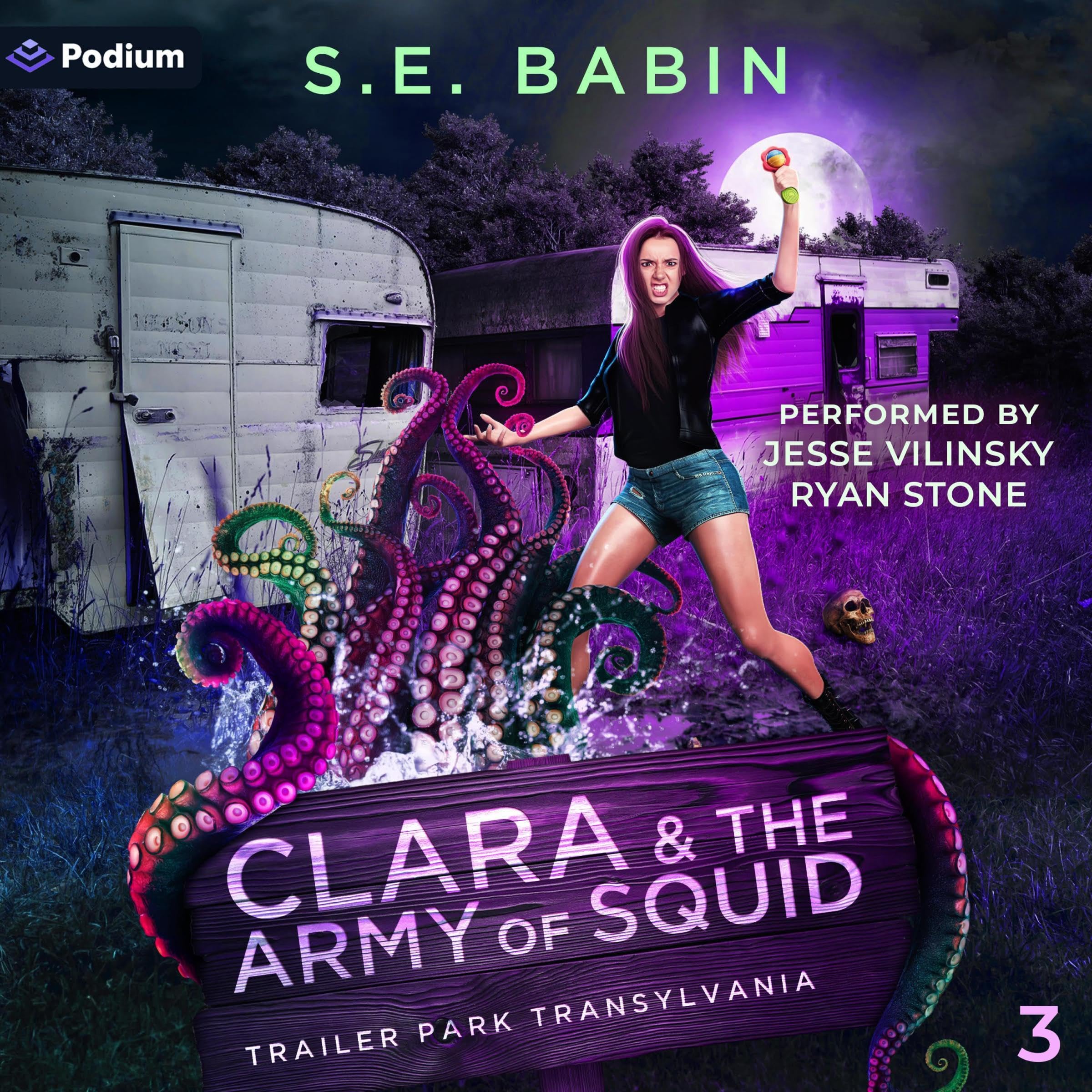 Cover art for Clara & the Army of Squid
