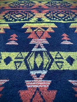 Amazon | ジャガード 厚手生地 オルテガ柄 ネイティブ柄 生地 布