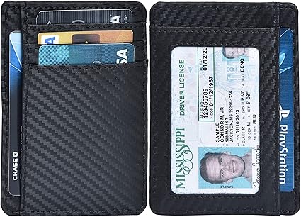 sleek leather wallet