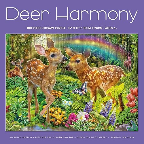 Miniatura 6 de Ceaco - Deer Harmony - Rompecabezas de 100 piezas