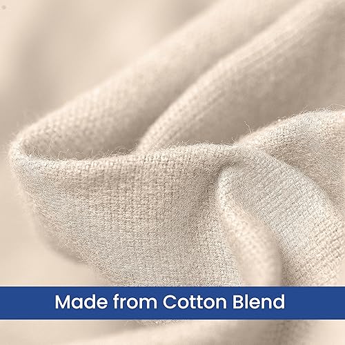 Miniatura 29 de Linteum - Manta de baño para pacientes hospitalarios mezclados de algodón textil, sábana de baño para cama, manta ligera