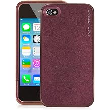 CC-IP4-DUAL-PRBR Chameleon Glider Apple iPhone 4 and 4S Case with Screen Protector - 1 Pack - Retail Packaging - Purple/Brown