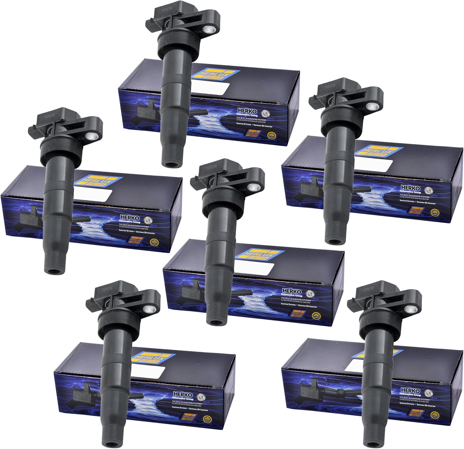 Set of 6 Herko B209 Ignition Coil For Hyundai Kia 2.4L 3.3L 3.8L 2006-2014