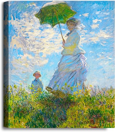 Miniatura 86 de A&T ARTWORK Antibes Seen from The Salis Gardens de Claude Monet Las Obras de Arte Clásico Mundial Reproducciones, Impresiones de Arte en Lienzo