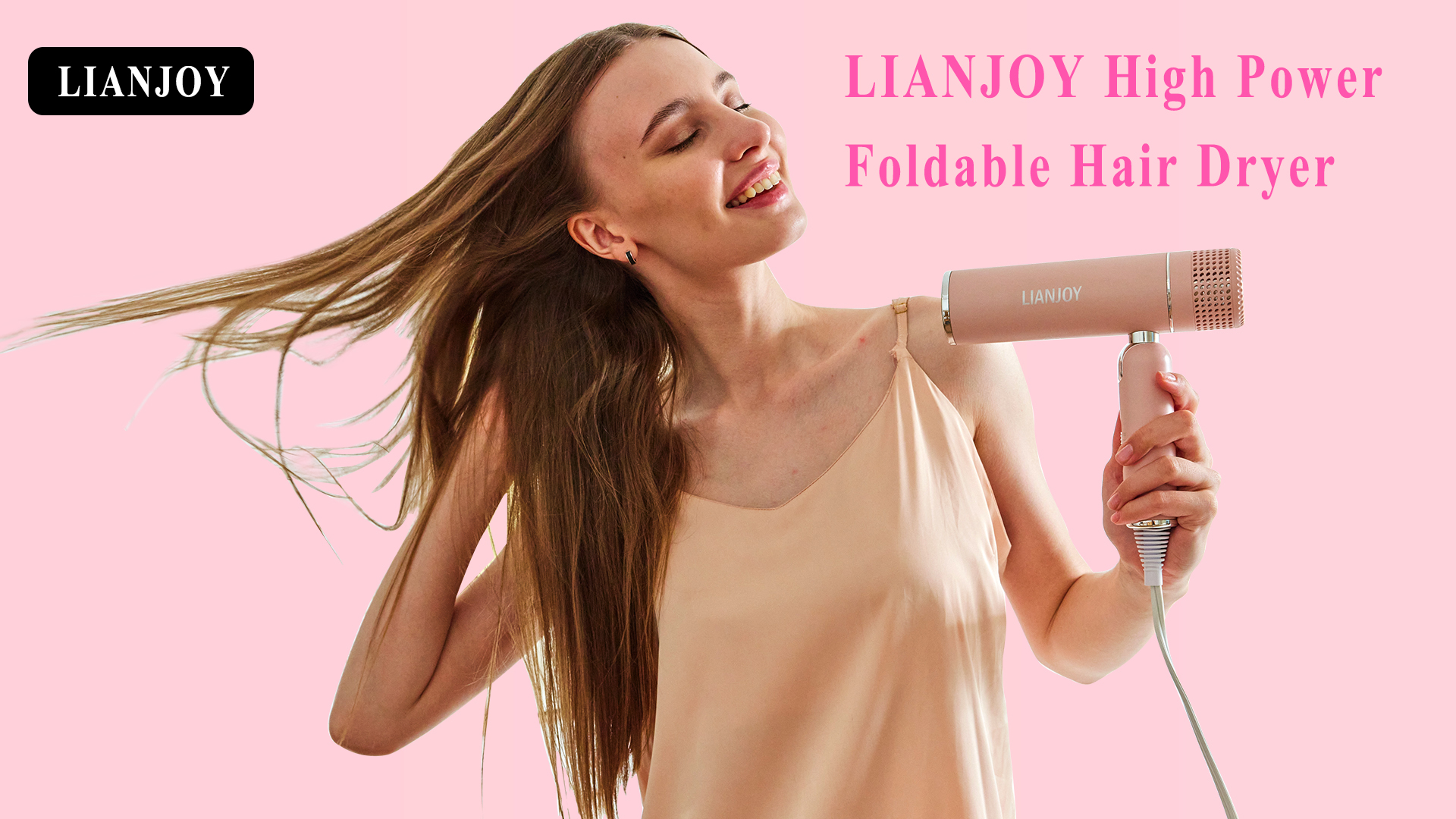 Amazon.com : Foldable Fast Drying Hair Dryer with Diffuser, 1600W