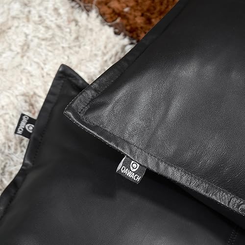 Miniatura 3 de QAWACH Funda de almohada de piel de cordero  Funda de cojín decorativa para sofá  Fundas para sala de estar y dormitorio, 20 x 20 pulgadas  Caja