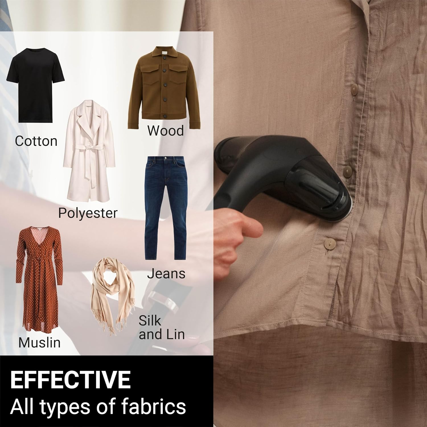 STEAMONE - Garment Steamer 1800W 125g/min 10bars - Vertical and horizontal iron - Capacity 2,5L - Autonomy 90 min - Ready in 140s - SteamCube - USST01