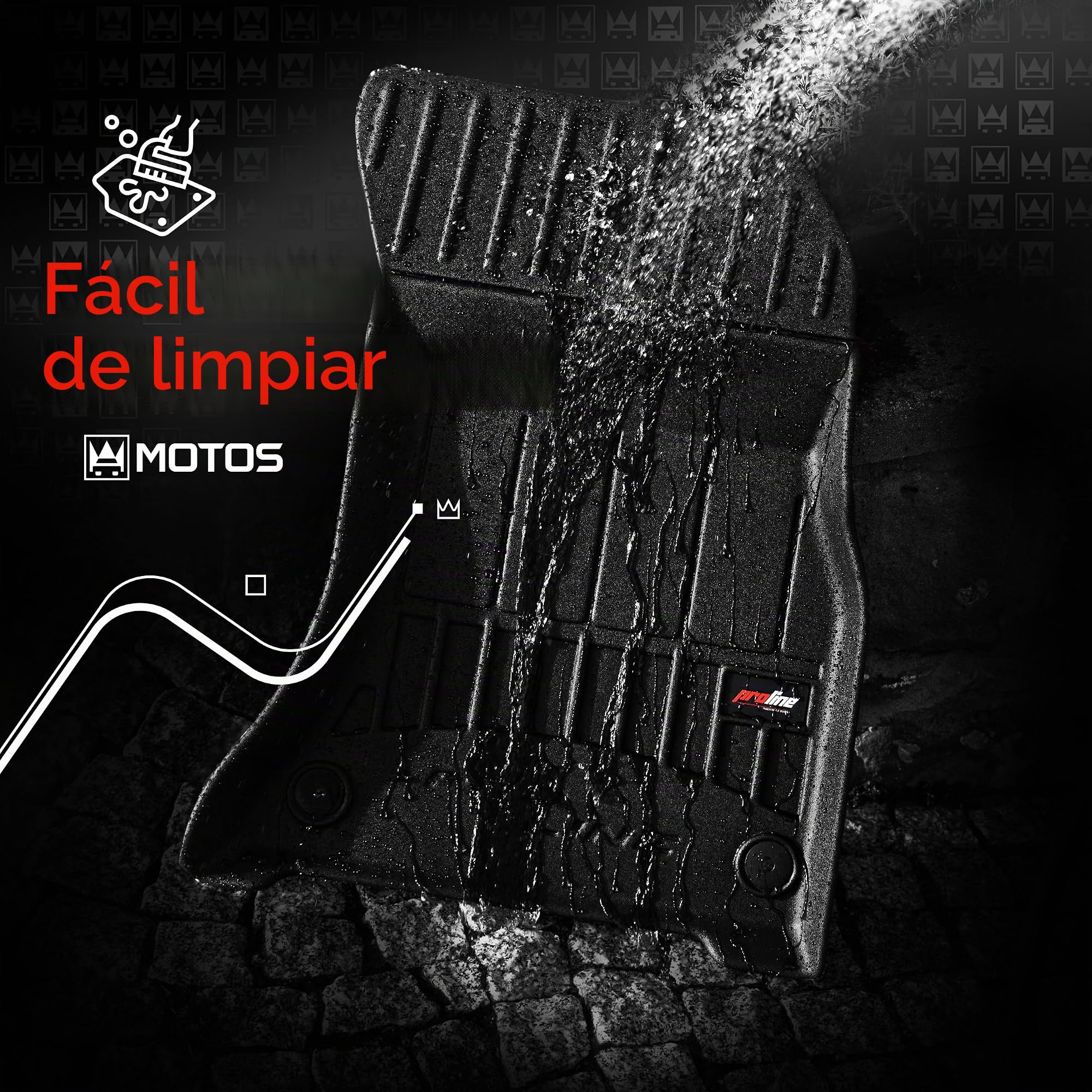 MOTOS Alfombrillas de Goma para Cupra Tavascan Desde 2023 Mejore la Comodidad de Sus Viajes con la Alfombra Antideslizante Car 3D- Alfombrillas de Coche para Varias Estaciones