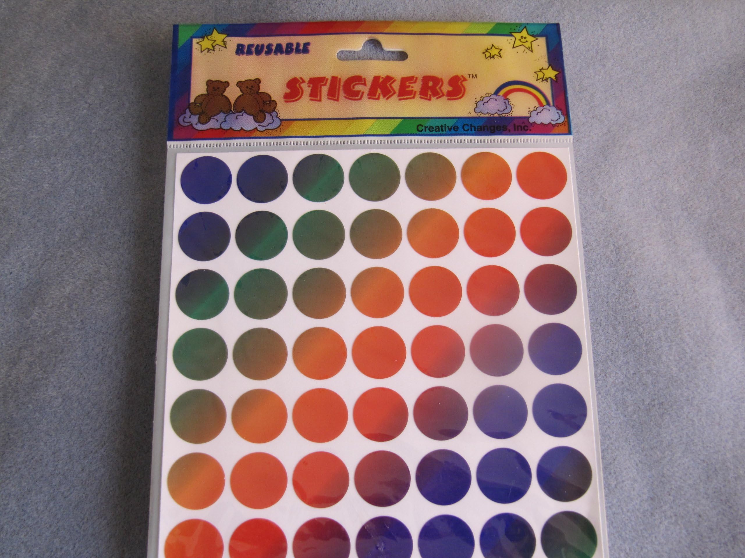 Creative Changes Reusable Rainbow Stickers