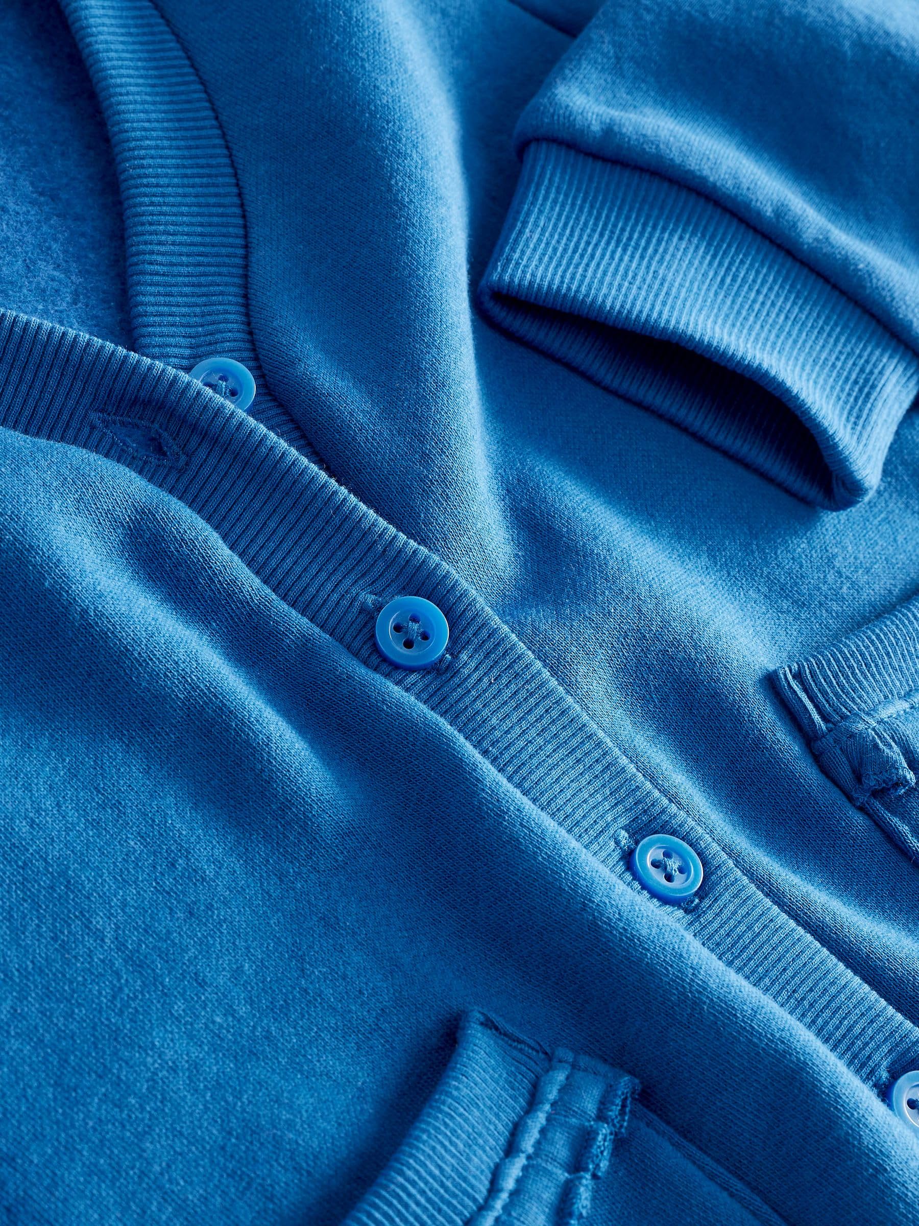 NEXT Mädchen Standard Jersey-Strickjacke mit gerüschten Taschen