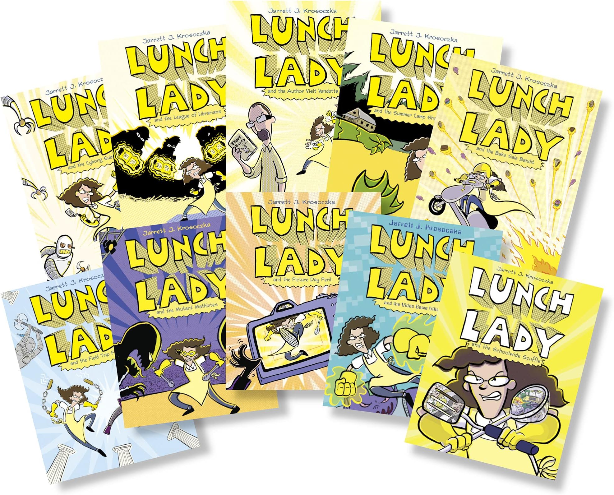 Lunch Lady 10 Book Paperback Collection