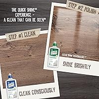 Vista 15 de Quick Shine Ultimate Gold Clean + Polish Mop Kit All-in-One 11 Pc Kit w/Interchangeable Attachments Cleaner & Polish Included No