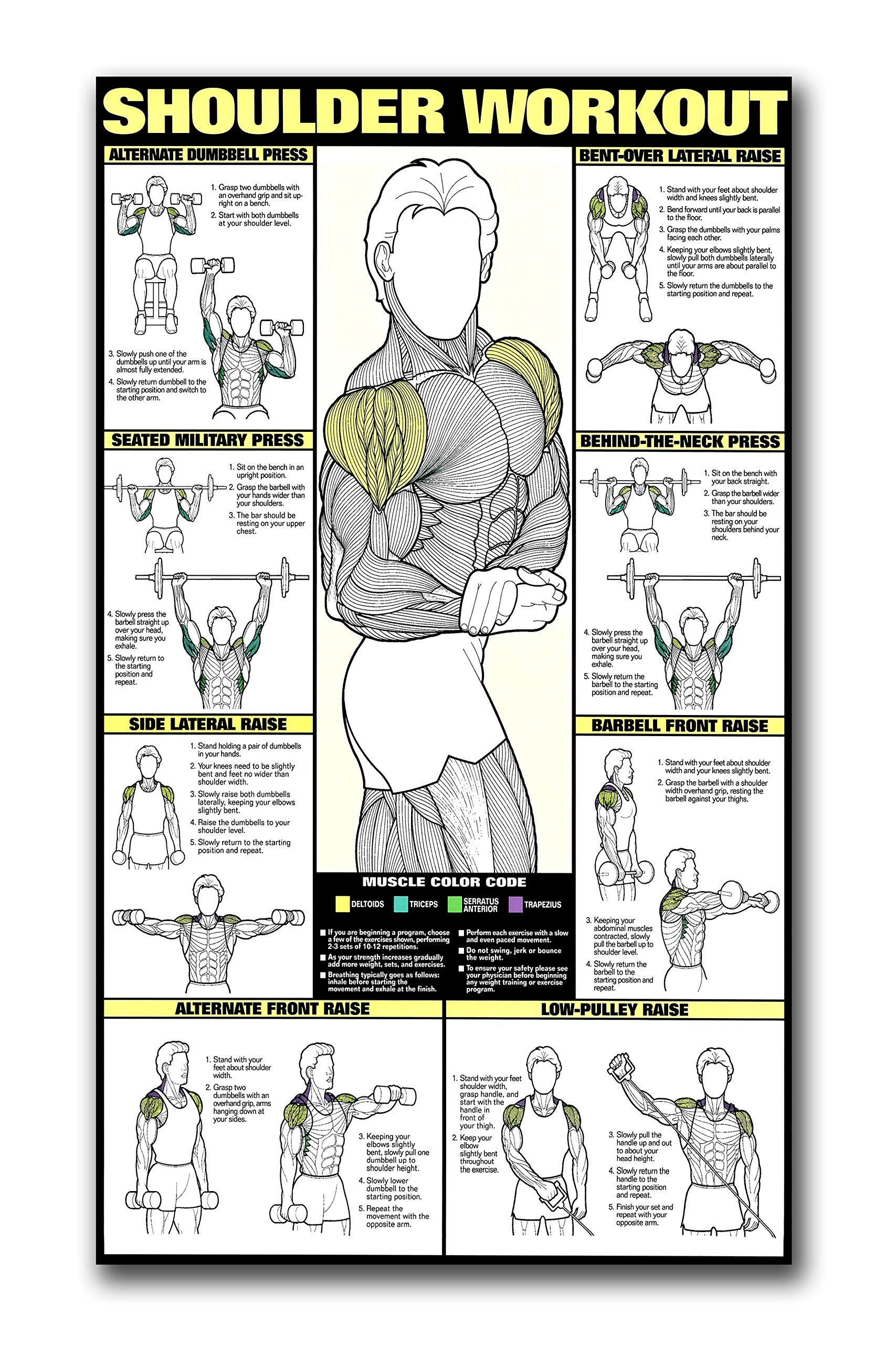 Motivational Dumbbell Workout Poster - HD Art -9 Motivational Dumbbell Workout Poster - HD Art -9