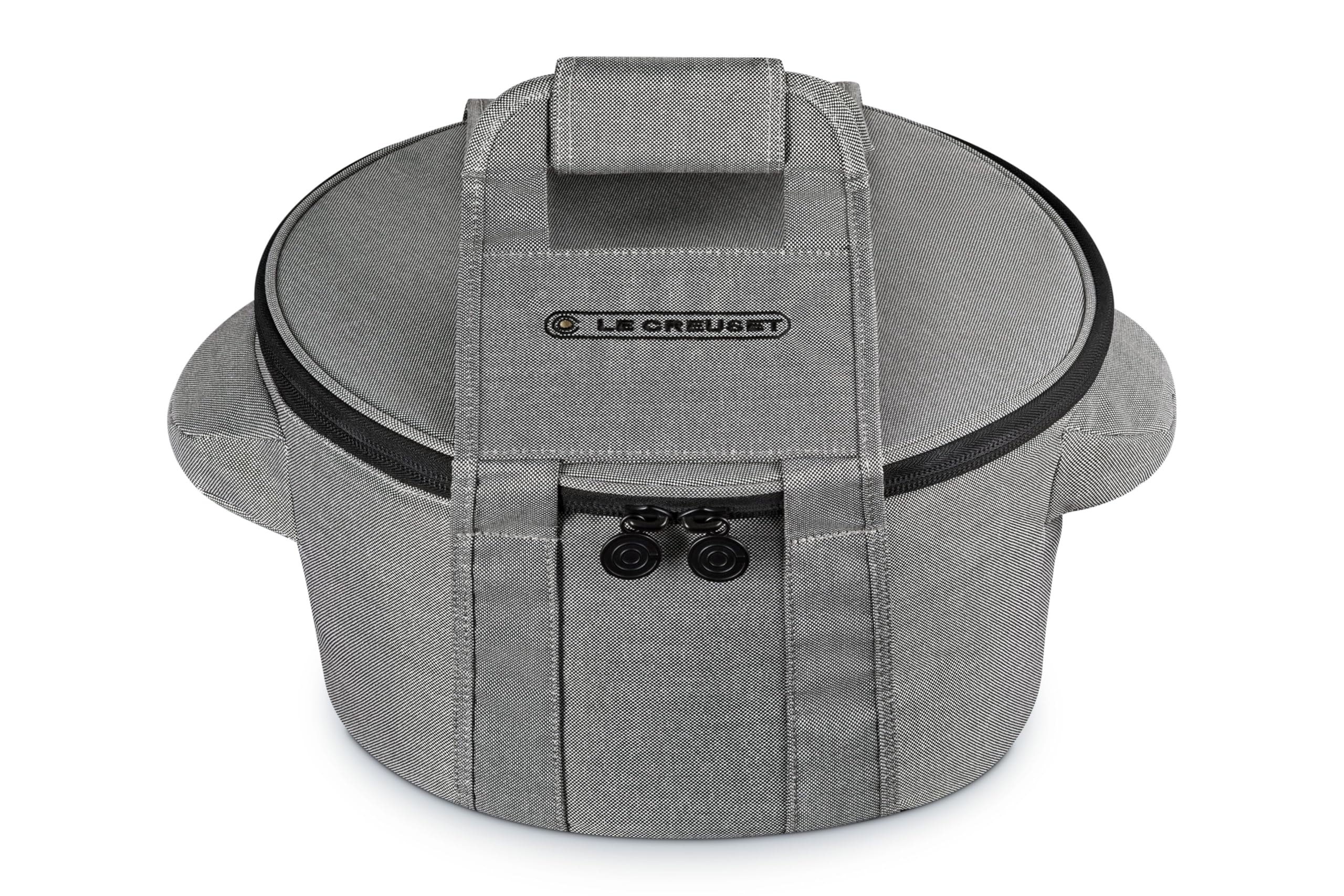 Le Creuset Large Round Tote Bag, Noir