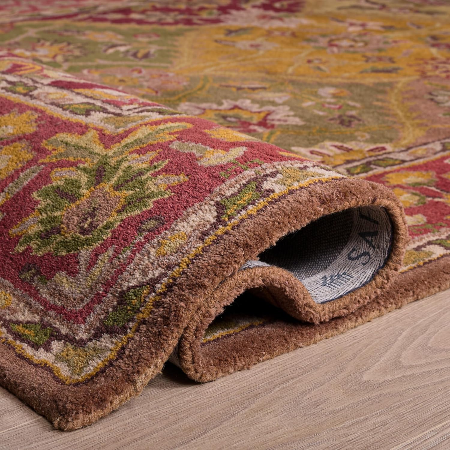 SAFAVIEH Heritage Collection Runner Rug - 2'3" x 20', Multi, Handmade Traditional Oriental Wool, Ideal for High Traffic Areas in Living Room, Bedroom (HG111A)