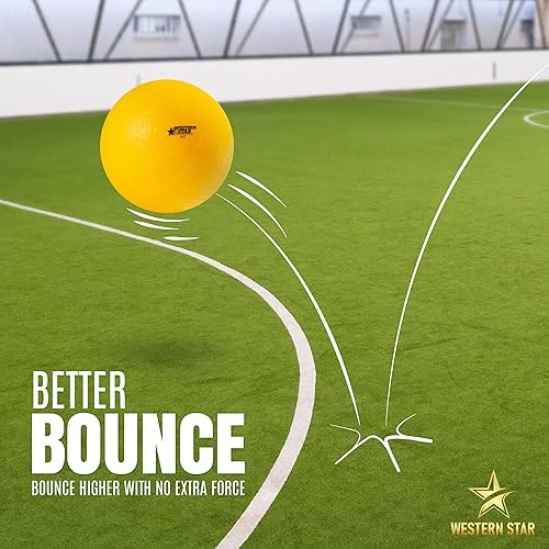 Miniatura 5 de Balón de juegos occidentales y pelota de patada  Extra suave y flexible  4 colores  Mediano, grande y extra grande  Construcción fiable  para niños,